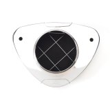 Edelbrock Air Cleaner Pro-Flo 1000 Series Triangular Steel Top 11 375In X 8 375In X 3In Chrome thumbnail 8