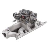Edelbrock Manifold And Carb Kit Performer RPM Air-Gap Small Block Ford 289-302 Natural Finish thumbnail 3