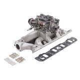 Edelbrock Manifold And Carb Kit Performer RPM Air-Gap Small Block Ford 289-302 Natural Finish thumbnail 5