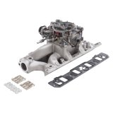 Edelbrock Manifold And Carb Kit Performer RPM Air-Gap Small Block Ford 289-302 Natural Finish thumbnail 6