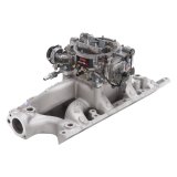 Edelbrock Manifold And Carb Kit Performer RPM Air-Gap Small Block Ford 289-302 Natural Finish thumbnail 7