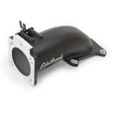 Edelbrock Ultra Low Profile Intake Elbow 90mm Throttle Body to Square-Bore Flange Black Finish thumbnail 2