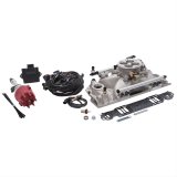 Edelbrock Pro Flo 4 Fuel Injection Kit Seq Port SBC 1986&Earlier 550 Max HP 29 LbHr Injectors Satin thumbnail 1