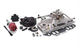 Edelbrock Pro Flo 4 EFI System Seq Port BBC Rect Port 9.8 Deck 775 Max HP 60lb/hr Satin Finish thumbnail 1