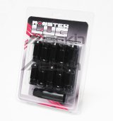 Wheel Mate Monster Open End Lug Nut Set of 20 - Black 35mm 12x1.50 thumbnail 1