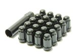 Wheel Mate Muteki Closed End Lug Nuts - Black Chrome 12x1.25 thumbnail 1