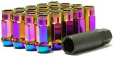 Wheel Mate Muteki SR48 Open End Lug Nuts - Neon 12x1.25 48mm thumbnail 1