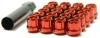 Wheel Mate Muteki Open End Lug Nuts - Red 12x1.25 thumbnail 3