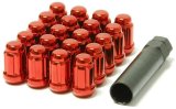 Wheel Mate Muteki Closed End Lug Nuts - Deep Black 12x1.25 thumbnail 2