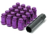 Wheel Mate Muteki Closed End Lug Nuts - Purple 12x1.25 thumbnail 1