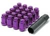 Wheel Mate Muteki Closed End Lug Nuts - Purple 12x1.25 thumbnail 3