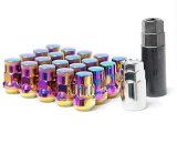 Wheel Mate Muteki SR35 Close End Lug Nuts w/ Lock Set - Red 12x1.50 35mm thumbnail 1