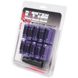 Wheel Mate Monster Open End Lug Nut Set of 20 - Purple 14x1.50 thumbnail 1