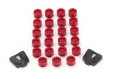 Wheel Mate SR45R Caps Set of 20 - Red thumbnail 1