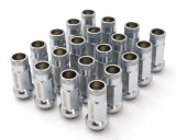 Wheel Mate Muteki SR48 Open End Lug Nuts - Satin Silver 12x1.25 48mm thumbnail 1