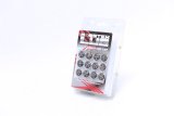 Wheel Mate Monster Lug Nut Caps - Silver 14x1.50 thumbnail 4