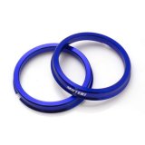 Wheel Mate Muteki Hub Ring 73.1mm x 64.1mm 2 Piece - Blue thumbnail 1