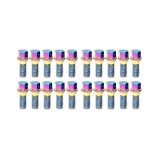 Wheel Mate Mevius Lug Bolt Set of 20 - Neon Chrome 14x1.25 27mm Cone 60 DEG TAP thumbnail 1