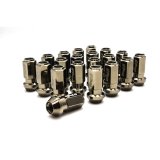 Wheel Mate Muteki TR45 Open End Lug Nuts - Titanium Finish - 12x1.50 - 45mm thumbnail 1