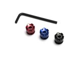 Wheel Mate Muteki Aluminum Closed End Cap 12 X 1.25- Blue (24 PCS) thumbnail 3