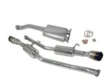 Injen 10-13 Hyundai Genesis Coupe 2.0L(t) 4cyl SS Exhaust w/ 76mm Y-Pipe Resonator/Molded SS Flanges thumbnail 3