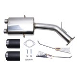 Injen 19-21 Hyundai Veloster L4 1.6L Turbo Performance Stainless Steel Axle Back Exhaust System thumbnail 7