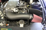 JLT 2010 Ford Mustang GT Black Textured Series 3 Cold Air Intake Kit w/Red Filter - Tune Req thumbnail 1