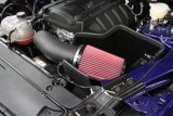 JLT 15-19 Ford Mustang 2.3L EcoBoost Black Textured Cold Air Intake Kit w/Red Filter thumbnail 1