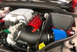 JLT 18-20 Jeep Grand Cherokee Trackhawk 6.2L Blk Textured CAI Kit w/Red Filter (2018 CARB Exempt) thumbnail 1
