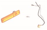 Omix Side Marker Light Assembly Amber 72-86 Jeep CJ thumbnail 1