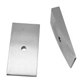 Omix 6 Degree Rear Leaf Spring Shims 2.5 Inch Wide thumbnail 1