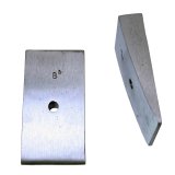 Omix 8 Degree Rear Leaf Spring Shims 2.5 Inch Wide thumbnail 1