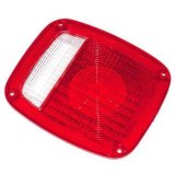 Omix Tail Lamp Lens 76-06 Jeep CJ Wrangler thumbnail 3