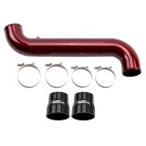 Wehrli 11-16 Duramax LML Passenger Side 3.5 in. Intercooler Pipe - Gloss Black thumbnail 5