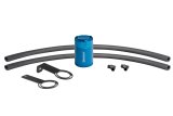 Volant Universal 5/8in Connection 3oz Aluminum Oil Catch Can w/Mounting Bracket - Blue thumbnail 2