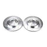Power Stop 01-06 BMW 330Ci Front Evolution Drilled & Slotted Rotors - Pair thumbnail 2