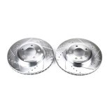 Power Stop 01-06 BMW 330Ci Front Evolution Drilled & Slotted Rotors - Pair thumbnail 3