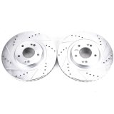 Power Stop 13-18 Hyundai Santa Fe Sport Front Evolution Drilled & Slotted Rotors - Pair thumbnail 3