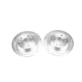 Power Stop 17-19 Chevrolet Bolt EV Rear Evolution Drilled & Slotted Rotors - Pair thumbnail 1