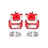 Power Stop 06-12 Mitsubishi Eclipse Rear Red Calipers w/Brackets - Pair thumbnail 1