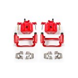 Power Stop 06-12 Mitsubishi Eclipse Rear Red Calipers w/Brackets - Pair thumbnail 2