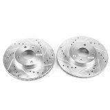 Power Stop 16-19 Chevrolet Spark Front Evolution Drilled & Slotted Rotors - Pair thumbnail 1
