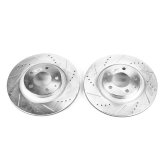 Power Stop 04-11 Mazda RX-8 Rear Evolution Drilled & Slotted Rotors - Pair thumbnail 8
