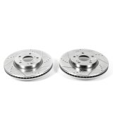 Power Stop 13-19 Honda Accord Front Evolution Drilled & Slotted Rotors - Pair thumbnail 1