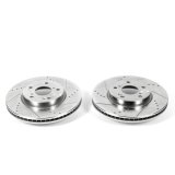 Power Stop 13-19 Honda Accord Front Evolution Drilled & Slotted Rotors - Pair thumbnail 2