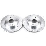 Power Stop 90-93 Mazda Miata Front Evolution Drilled & Slotted Rotors - Pair thumbnail 2
