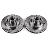 Power Stop 82-87 Buick Regal Front Evolution Drilled & Slotted Rotors - Pair thumbnail 1