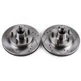 Power Stop 82-87 Buick Regal Front Evolution Drilled & Slotted Rotors - Pair thumbnail 3