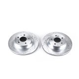 Power Stop 15-18 Mercedes-Benz CLS400 Rear Evolution Drilled & Slotted Rotors - Pair thumbnail 1