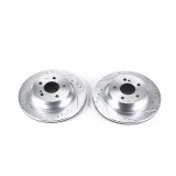 Power Stop 15-18 Mercedes-Benz CLS400 Rear Evolution Drilled & Slotted Rotors - Pair thumbnail 2